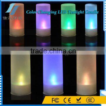 7 Colors Flameless LED Candle Light Color Changing Candles With Cup