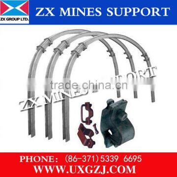 zx mines support&mining U steel arch beam for surpporting