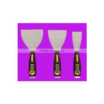 plastic handle-mirror polished scrapers set