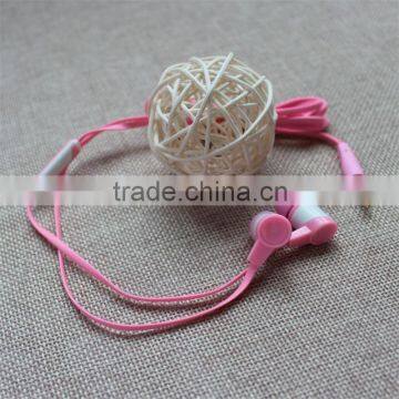 Earphones For Mobile,Colorful Earphones ,Flat Cable Earphone.