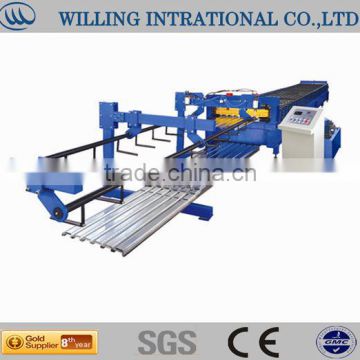 steel structure deck flooring tile roll forming machine