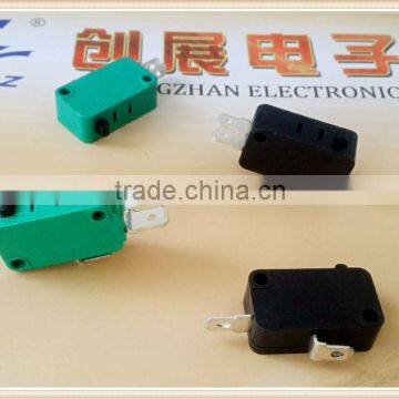 M77 KW7-15 No lever micro switch China electrical ( 125VAC 250VAC ) push to off 2 pin micro switch