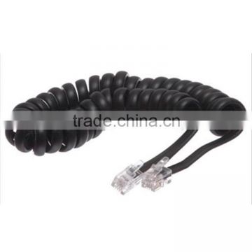 26AWG 7x0.16mm pure copper stranded pvc core rj11 cabling From vertified Factory