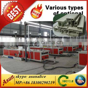 plastic pvc window and door profile extrusion machine