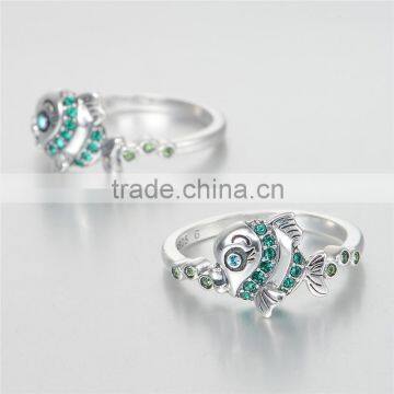 Wholesale Fish Shape Designer Rings For Women photo-2