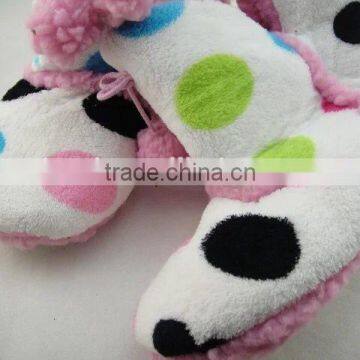 2016 Ladies Fluffy Slipers Boots Dots Sweet Winter Boots Indoor Slipper Boots photo-3