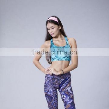 Wholesale Women Gym Fitness Wear Sublimated Yoga Bra Top