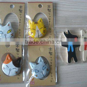 popular animal shape wooden fridge magnet printed wooden gift christmas decoration mangnet