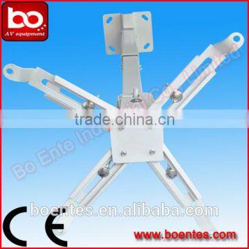 LCD/DLP Projector Ceiling Mount Bracket White Fits both flat or Vaulted ceiling