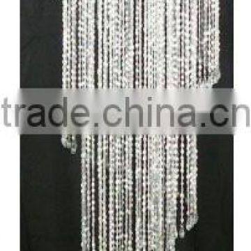 Hanging crystal chandelier