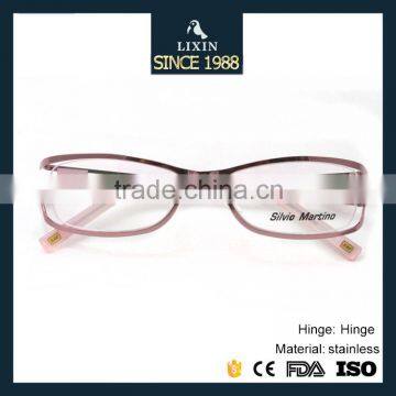 Graceful Lady Metal Eyeglasses Prescription Eyewear Bling Rhinestones Optical Frames Eyewear SM4028 photo-2