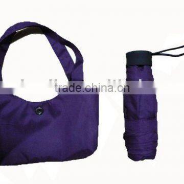 New special 5 folding umbrella with handbag