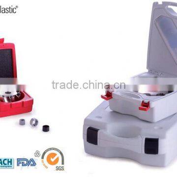 PE plastic packaging box for milling cutter head with high protection and adaptor ring MK case