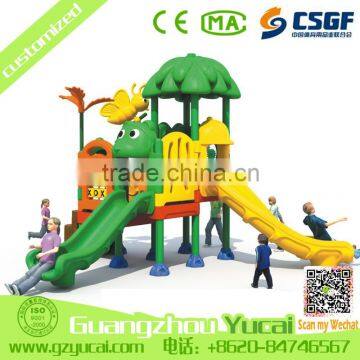 kids outdoor children playground equipment slides customized for sale