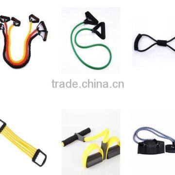 16 PCS crossfit Workout Resistance Band Set Yoga Pilates Abs Exercise Fitness Tube Bands