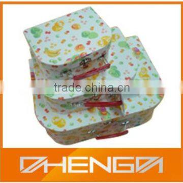 Hot Quality Customized Made small paper mache box suitcase (ZD2014-M003)