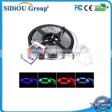 high quality 5050 battery powered led strip light 300 leds rgb