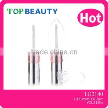 TG2140- 11ml Leaf Shape Clear Plastic Magic Lip Gloss