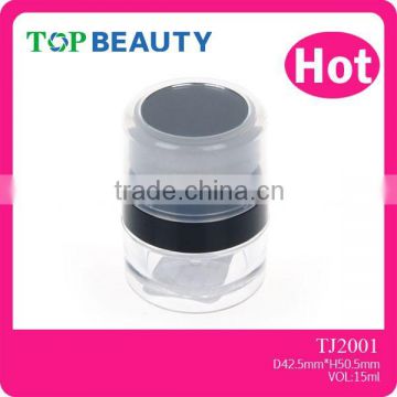 TJ2001-1- 15ml round plastic loose powder jar