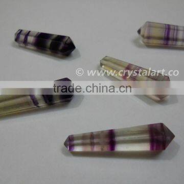 Purple Flourite Double Terminated Loose Points photo-2