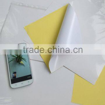 Self adhesive semi gloss coated paper A4 Size