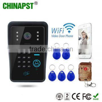 Top sale! china hot sale Smart door bell, home Security Wifi door bell, video door bell phone with camera PST-WIFI002IDS