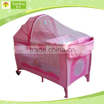 pink travel collapsible baby playpen girl small portable pink playpen for babies