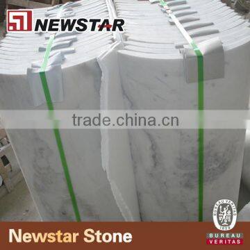 Newstar natural white marble column cladding