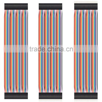 Male to female Dupont wire cable, breadboard Jumper wire