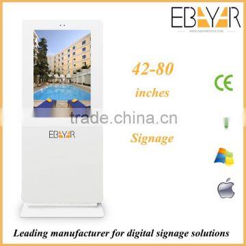 shopping mall outdoor sun readable lcd 2000 nits digital signage led