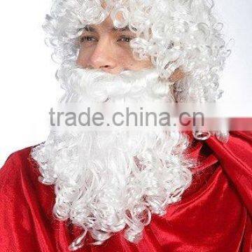 White hair Christmas wigs, father christmas wigs