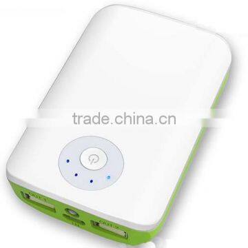 2015 shenzhen 7800mah mobile dual usb power bank