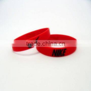 Custom Logo Printed Cheap Promotional Silicone Bracelet