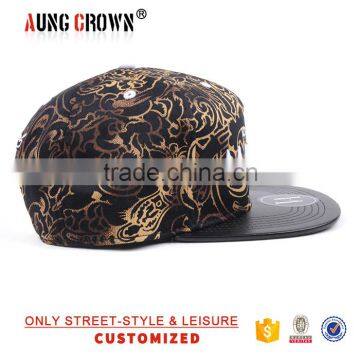 Newest Embroidery 5 Panel Snapback Cap photo-5