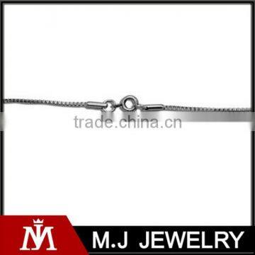 316L stainless steel box chain charm necklace jewelry