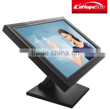 Low cost small size 15 inch pos touch screen monitor with high quality panel