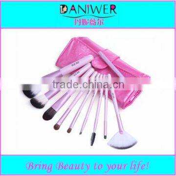 Professional 10 piece Makeup brushes set manufacturer