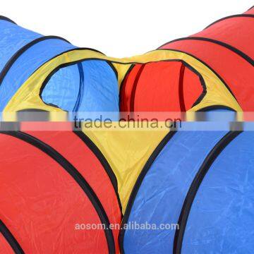 Pawhut New 4 Way Pet Cave Play Fun Kitten Kitty Colorful Toy Shape Exercise Cat Tunnel photo-4