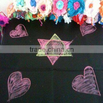 2014 new arrival eco-friendly chalk placemats sew fabric