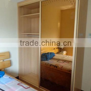 2 DOOR WARDROBE WITH MIRROR