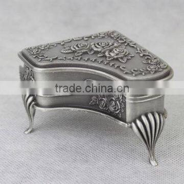 High grade zinc alloy jewelry box