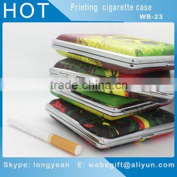 Leather Pocket Cigarette Tobacco Case Box Holder