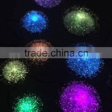 Fiber optic holiday / garden decoration light, fiber optic flower lighting in garden, park