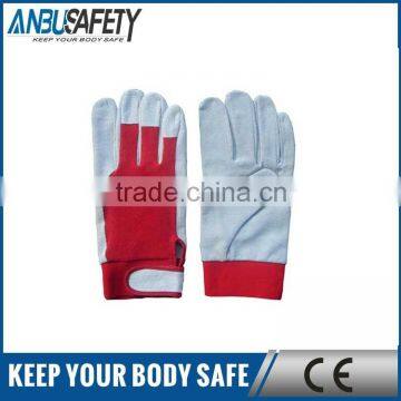 safety protection fashion leather gloves for metal workers