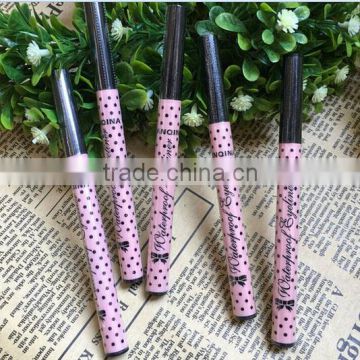 2016 Hot selling Black Eyeliner Pencil Makeup WaterproBeauty Natural Eyes Pen Eye Liner Pencil Liquid Cosmetics Long Lasting