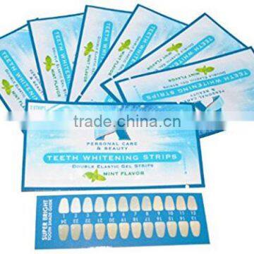 Professional Strength Home Teeth Whitening Strips With Shade Guide