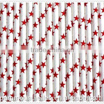 Factory Supplies Party Supply Colorful Flexible Paper Drinking Straws for Wedding Party photo-5