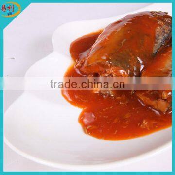 Canned jack mackerel in tomato sauce	425g