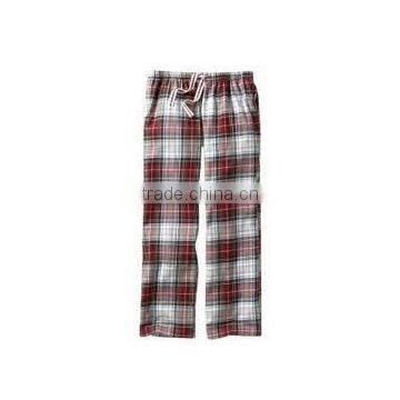 YARN DYED WOVEN PLAID NIGHT PANTS