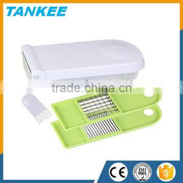 Eco-friendly Feature Kitchen Food Chopper Stainless Steel Metal Type Onion Vegetable Slicer photo-2